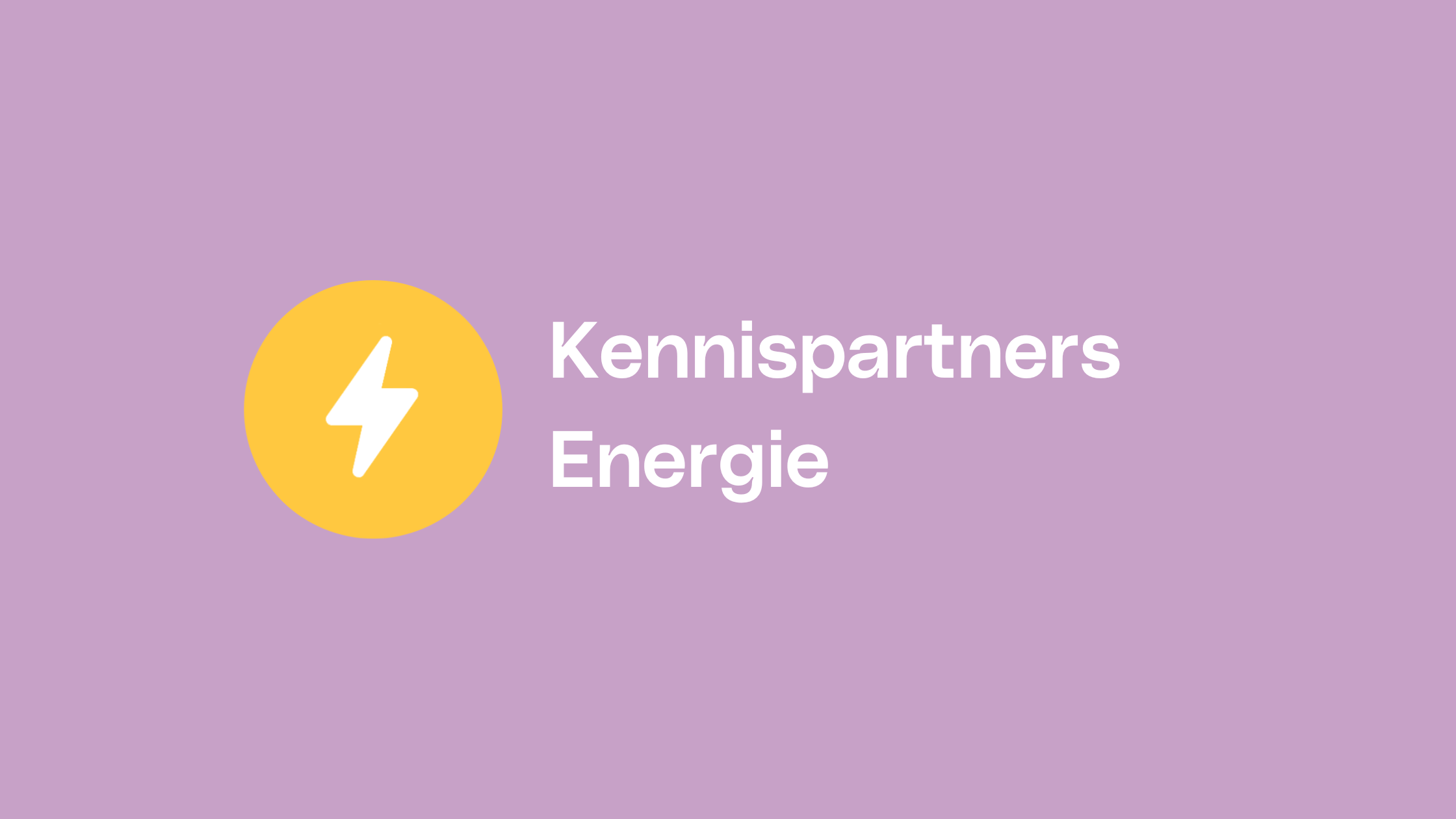 Circulaire Bedrijventerreinen – Kennispartners Energie